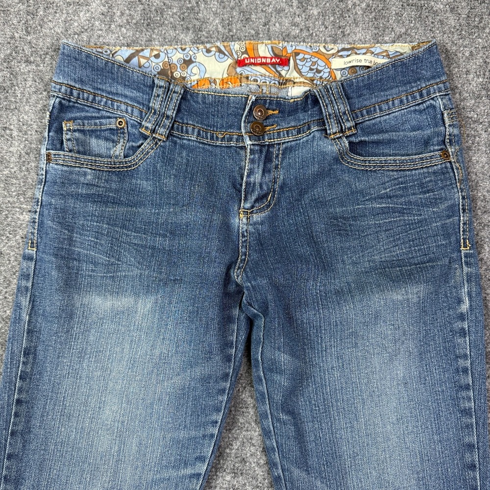 UNIONBAY Low Rise True Boot Jeans Womens Size 7 Bootcut Flare Stretch Vintage - Picture 5 of 14